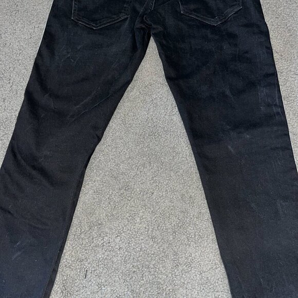 CHRISTOS NEW YORK The Track Jogger Black Jean Slim w/Red & Black Stripe Men's 30 - Picture 8 of 12